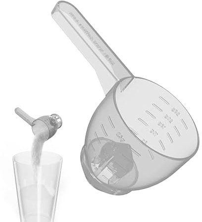 Cucchiaio dosatore in ABS, misurini da 25 g, cucchiai dosatori riutilizzabili, misurini per annidamento, strumento da cucina multifunzione, per latte in polvere, proteine in polvere, sale, zucchero
