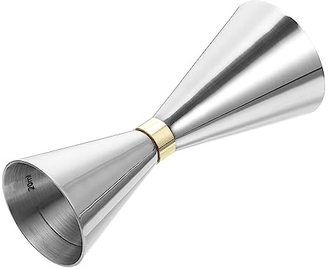 Mikinona Wine Measurer Cocktail Jigger Cup Measuring Cup Stainless Steel for Drink Measure Bar Accessory Drinks Bar Optics for Spirits Sipper Jigger