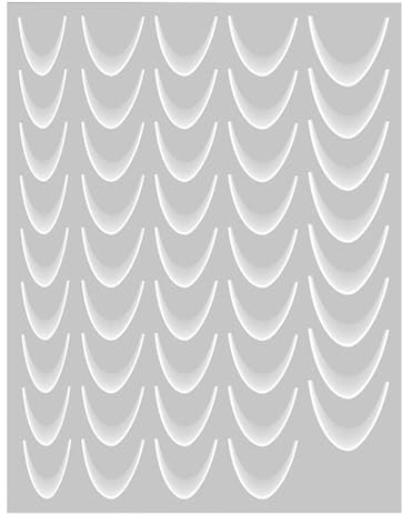 French Tip Gradient Nail Art Sticker Set Waterproof Self-Adhesive per Manicure Professionale