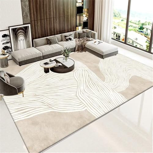 Kunsen 120X160CM Teppich Kind Wohnzimmer, Schlafzimmer, Salon, rutschfest, fleckenbeständig, sicher und umweltfreundlich Teppich Bettumrandung Mehrfarbig Haus Dekoration Balkon Teppich