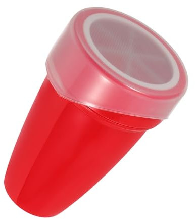PAMINGONO Handheld Fine Mesh Flour Sifter Sugar Shaker for Baking Red Powdered Sugar Duster Kitchen Tool for Dusting Matcha Cocoa Coffee