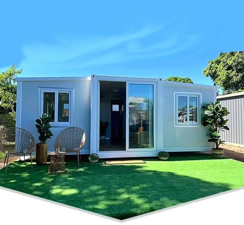 Casa minuscola staccabile da 20 piedi | 40ft Casa modulare del contenitore | Casa di campeggio prefabbricata con cucina e bagno | Soluzione versatile per la vita del contenitore