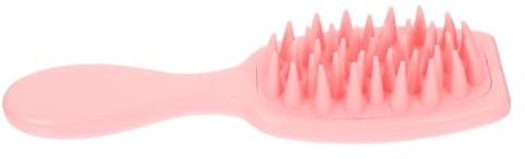 PACKOVE 5 Stück Shampoo-massagekamm Kämme Kopfhautschrubber Haarbürste Waschen Haar Kopfhautmassagegerät Handhaben Schuppen Haarkamm Waschen Haar Kopfhautbürste Haarshampoo-bürste Rosa Abs