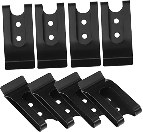 EXHUMKY 10Stücke Holstergürtelclip Teiliges Robustem Eisenmaterial Langlebig und Praktisch für Schlüssel und Taschen für Einen Sicheren Halt und Vielseitige Anwendungen