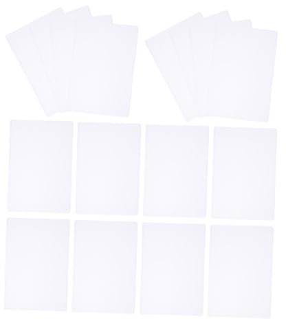 HOODANCOS 30 Stück Transparente Hartplastik Kartenhüllen für Vertikale Schutzfolien für Fotos Postkarten und Bilder Kratzfest und Langlebig