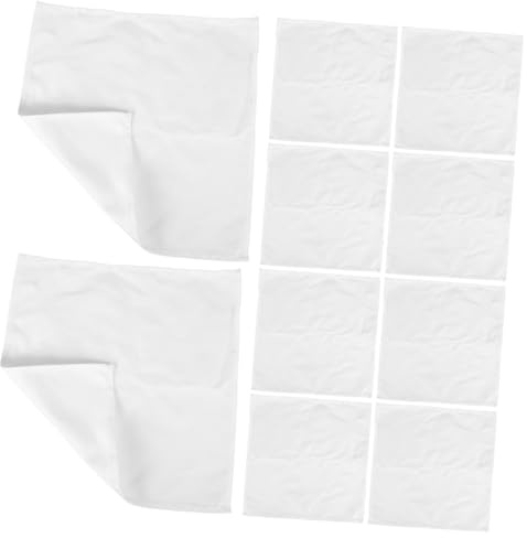 LIGIGWASH 10 Pièces Lot de Serviettes Coton Réutilisables Absorbantes et Nappes Multifonctions pour Cuisine Table à Manger et Événements