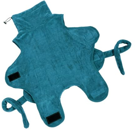 MALSSE Sehr saugfähiger Hunde-Trockenmantel, Mikrofaser, Badetuch, Mantel für Haustiere, schnell trocknender Mantel, Handtuch, Bademantel