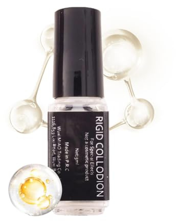 Collodion liquide rigide pour cicatrices 5 ml | Liquide cicatrice d'Halloween pour maison hantée, spectacle, carnaval, cosplay, jeu de rôle, fête