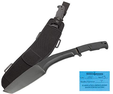 Extrema Ratio Kukri Machete, Kukrimesser, Nepalisch, Gurkha, Beidhändig, 34 cm, Böhler N690 Stahl, Schwarz