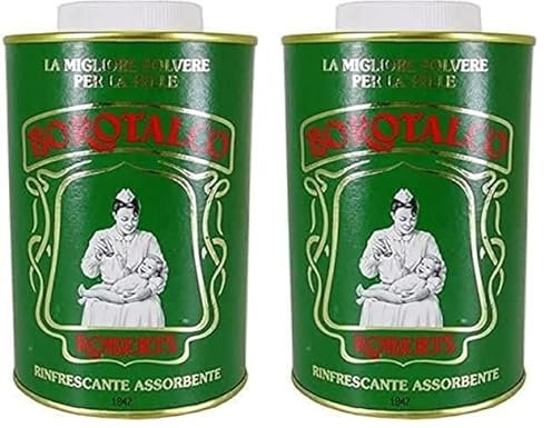 Borotalco Talc Powder - 500g (Packung mit 2)