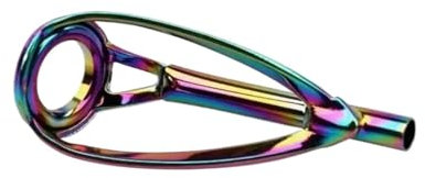 Angelrute Spitzenring 10 Teile/los Bunte Angelrute Guide Ring Top Langlebig Tackle Oval Spitze Reparatur Kit Professionelle Angelrute Edelstahl Teile FüR Angelrute Reparatur(1.4mm)