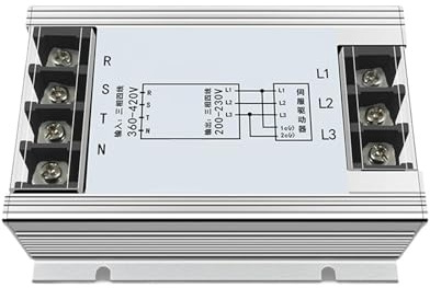 DEBLAN Trasformatore trifase da 380 V a 220 V 200 V, 3,5 KVA, trifase