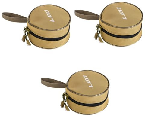 WOONEKY 3st Angeltasche Draussen Tasche Für Fliegenfischerausrüstung Rollenkoffer Zum Fliegenfischen Hartschalenkoffer Für Angelrollen Rollentasche Reisekoffer Für Angelrollen