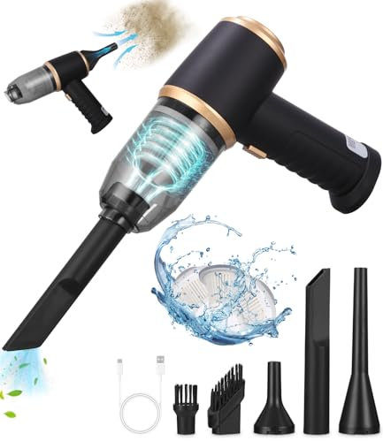 TIDEVAN Handstaubsauger Kabellos Akku handstaubsauger Multifunktionaler für Auto,12000Pa Mini Staubsauger Autostaubsauger,3 in 1 Handstaubsauger Akku Kabellos mit Waschbar HEPA-Filter für Auto,Haus