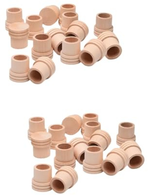 Baluue 40stücke Holz Moxibustion Feuerlöscher Moxa Roll Halterung Langlebige Moxibustion Zubehör Für Moxa-sticks Einfach Zu Bedienen Und Tragbar Für Massagen Und Therapien