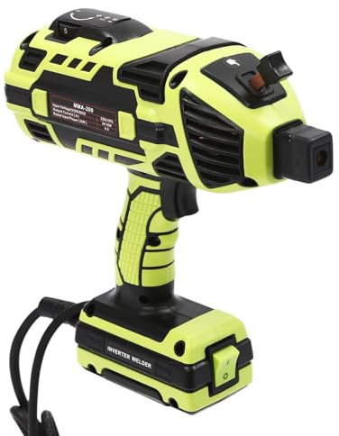 RjcdOPL Saldatrice professionale 4600W, stazione di saldatura portatile, inverter IGBT, corrente variabile a 6 impostazioni 20-200A, per bacchette di saldatura 2,5-3,2 mm (verde)