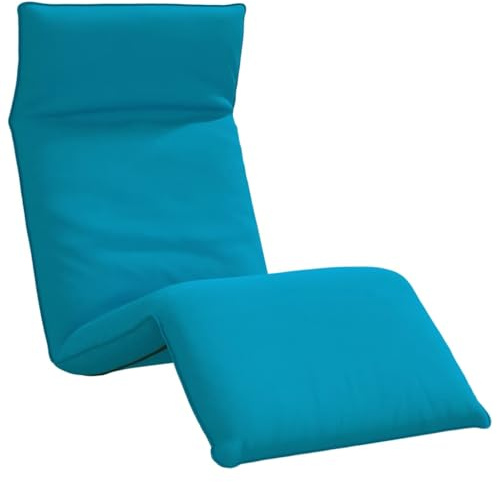 vidaXL Sonnenliege Klappbar Hellblau 175x54x8,5 cm Oxford-Gewebe