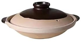 YATINGZHANG Tegame Terracotta Pentola in Terracotta da 650 ml 810 ml, casseruola, zuppa di Riso, Porridge, pentola in Argilla Pentola in Ghisa con Coperchio(650ml)