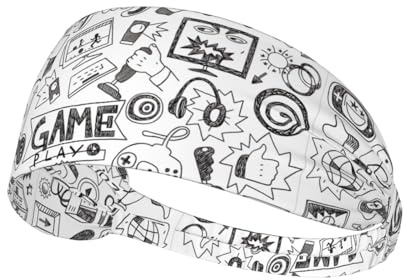 Elastisches Sport-Stirnband für Jungen, mit Stretchband, perfekt für Helme, Laufen, Radfahren, Fitnessstudio, Workouts