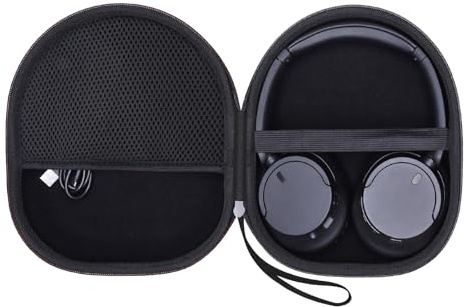 XANAD Hard Headphone Case for Sony WH-CH720N/WH-CH520/ULT WEAR | Fits Soundcore/JBL/JLab/KVIDIO/Bose/RUNOLIM/Uliptz Over-Ear Headphones, Universal Portable Travel Organizer Bag