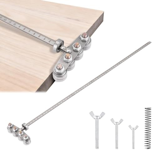 Stainless Steel Circular Saw Guide Rail, Positioning Calipers for Circular Saw, Guide Rail for Woodworking, Precise Cutting