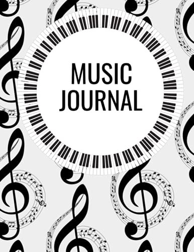 Sheet Music Notebook Journal: Large 8.5'x11' Manuscript with 7 Staves/page, Opposite Blank & Ruled Pages for Note Taking & Sketching, Perfect for ... Notebooks, Planners & Journals, Band 34)