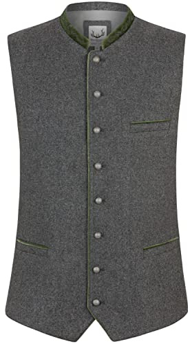 Stockerpoint Fabricio Gilet Tradizionale, Verde Muschio, 62 Uomo