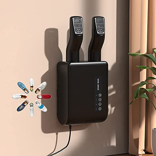 Samnuerly Boot Dryer Wet Shoes,Boot Wall Mounted Multifunctional Shoe Drying Machine With Timer (Deodorization/Dehumidification/Drying), For Shoes Socks Gloves (Color : B) (C)