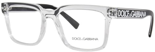 Dolce & Gabbana DG 5101 3133 Crystal Plastic Square Eyeglasses 50mm