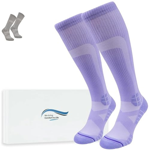 360 RELIEF Kompressionsstrümpfe Herren und Damen, Stützstrümpfe | Abgestufte Thrombosestrümpfe für Sport, Laufen, Flug, Reise, Joggen, Radsport, Kompressionssocken