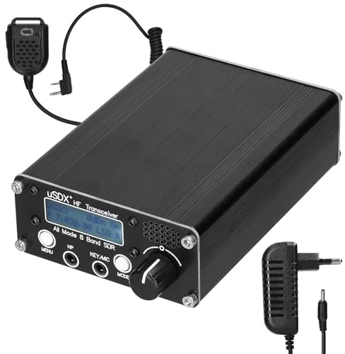 Irfora uSDR uSDX+ Plus V2 10/15/17/20/30/40/60/80 m 8 Bänder SDR Alle Modi Hochfrequenz SSB QRP Transceiver mit BNC Antennenanschluss