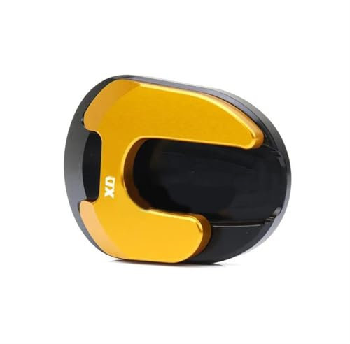 HIZORB Seitenständer 1 Stück Motorrad-Seitenständer-Vergrößerungsverlängerung Für Yamaha Für Aerox 155 Für Aerox155(Gold)