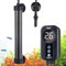 hygger Titanium Aquarium Heater,100W Submersible Aquarium Heater Saltwater Aquarium Heater with Digital Display,Titanium Fish Tank Heater for 57-76L Saltwater and Freshwater Aquariums