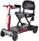 Lightweight 24kg Automatically Folding Mobility Scooter with Removeable Battery Boot Scooter Portable Travel Scooter