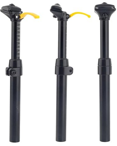 DONGLING SattelstüTze 1 Stück 30,9 mm 31,6 mm MTB-Teleskop-Sattelstütze, verstellbare Droper-Pfosten, hydraulische Sattelrohr-Dropper, Mountainbike-Kontroll-Sattelstütze SattelstüTze Gefedert(30.9mm)