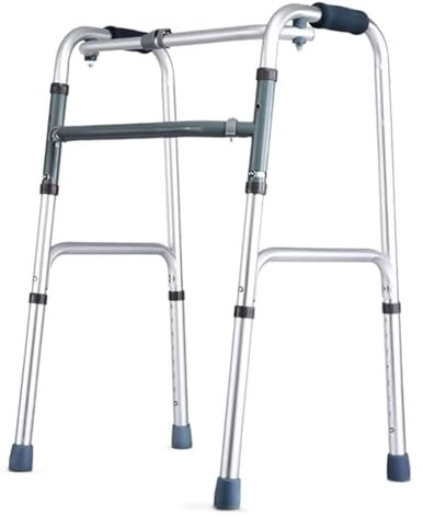 Déambulateur pliable, Cadre de marche, Peut être utilisé comme rampe de toilette, compacte et portable.