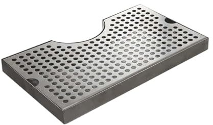 SWAYVES Bac D'Égouttade Tour À Bière, Bac D'Égouttaen Acier Inoxydable, Tapis de Service de Bar Pour Plateau de Service de Bar À Domicile/30 * 17.5Cm