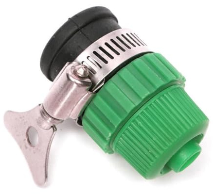 Dunnet Tools 3/4 & 1/2 Kitchen Tap Hose Connector – Universal Rubber Mixer Tap Hose Connector - Heavy-Duty ABS Garden Hose Extension Connectors for Repairing & Extending Water Hoses