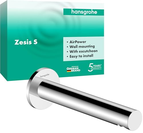 hansgrohe Zesis S - Wanneneinlauf, Badewanneneinlauf mit Auslauf Länge 18,1 cm, Badewannenarmatur, Chrom, 74410000