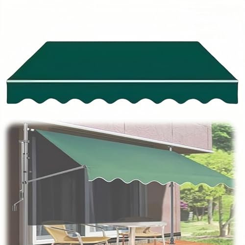 Ersatzstoff für einziehbare Markisen Markise Balkon Ohne Bohren,Terrasse Markise Oberstoff Ersatz, Balkonmarkisen Höhenverstellbare UV-beständig Und Wasserdicht Für Terrasse Balkon(H,4.15 * 1.5m)