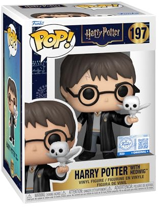 Funko POP! & Buddy: Harry Potter - Harry with Hedwig | Offizieller Fanartikel und Merch - Vinyl Sammelfigur als Regal Deko - Geschenkidee zum Geburtstag für Fans und Sammler