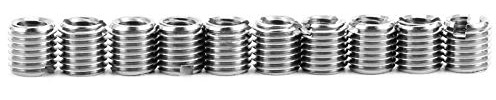 Segrehy 10Pcs Repair Nut Fine Thread Expansion Stainless Steel Insert Nut Fastening Components for Industrial Manufacturing Aviation Electronics M4 Female M6 Male Thread 303 Stainless