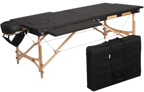 Professioneller beheizbarer Klappmassagetisch mit Soundsystem AYA HOT!Zone mit ölbeständiger Polsterung und Heizsystem mit Temperaturregelung