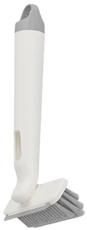 Scrubbing Brush - Bristle Crevice Cleaning, Crevice Cleaning Tool for Home Use, Bristle Cleaner Brush, Floor Grout Cleaner with Handle, Rotating Grout Brushes for Toilet and Floor