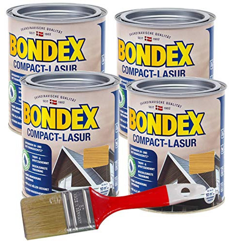 Bondex Compactlasur 2in1 Holzlasur 3L zum sprühen und streichen (kiefer)