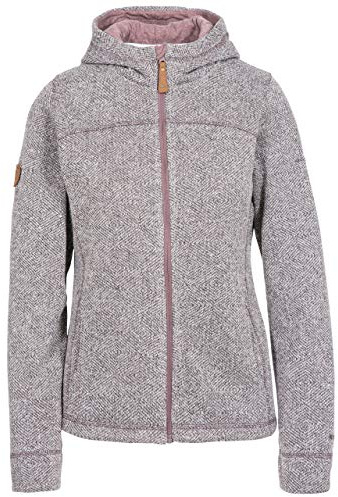 Trespass Damen Reserve Warme Microfleece Jacke mit Kapuze 260 g m , Dusty Heather, L EU