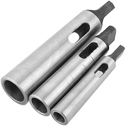 LANTRO JS Cono Morse Taladros, 3pcs Cono Morse de broca La reducción Adaptador, MT1-MT2 MT2-MT3 MT3-MT4, Adaptador Taper La reducción portabrocas Manga para Torno Fresado