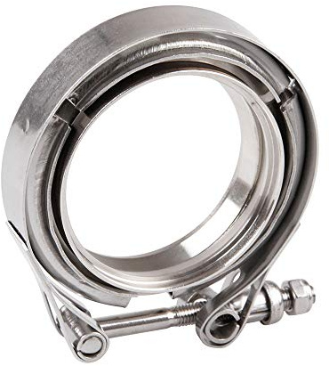Universal 3 Inch V Band Clamp 76mm Stainless Steel Flanges