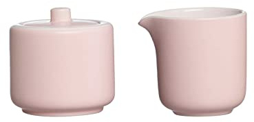 Ritzenhoff & Breker Set à lait et sucre Jasper, rose, pot à lait et sucrier en céramique, extérieur avec glaçure mate et toucher doux
