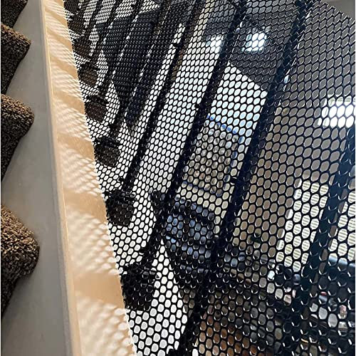 NURCIX Kunststoff-Zaunrolle, sechseckiges Netz für Haustierkäfige, Hinterhof-Tornetz – verhindert, DASS Hunde entkommen, mit festen Riemen (1.2x25m)